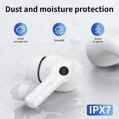 VEAT00L A9 ANC+ENC Earbuds with Smart Touch Screen,Bluetooth 5.4, HiFi Stereo Multiple EQ settings