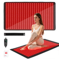 Morfone 480 LED 36x20 inche 660nm 850nm NIR Red Light Therapy Blanket Full Body Infrared Therapy Mat Heating Pad