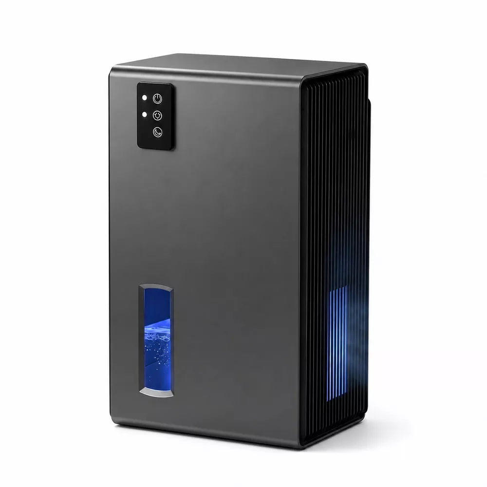 Dehumidifier for Home Bedroom And Bathroom with Quiet Sleep Mode and Auto Shut Off,Grey
