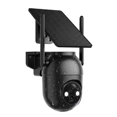 Security Camera，Solar Camera Outdoor 360° Full Coverage,Auto Person Tracking,2K Clarity&Full-Color Night Vision,Two-Way Talk,2.4GHz WiFi only
