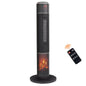 Karl Home 1500-Watt 33 in. Portable Electric Tower Space Heater with 3D Flame 60° Oscillation