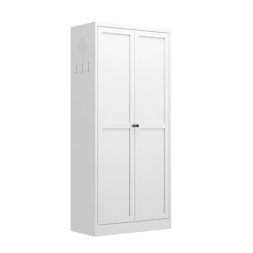 VIYET 61" Metal Pantry Cabinet with 4 Adjustable Shelves, Freestanding Kitchen Storage Cabinet, Food Pantry Organizer