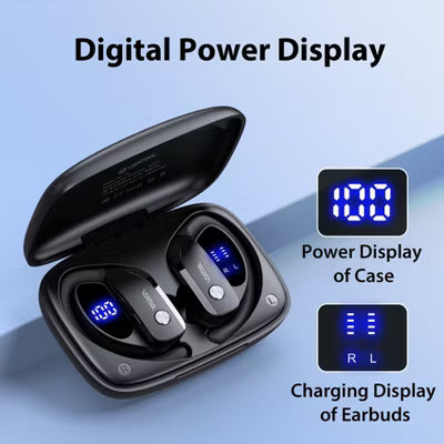 T6 Wireless Earbuds Bluetooth Headphone Sport, Bluetooth 5.4 Earbud, 72Hrs Earphone with Earhook