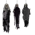 3-Pack Hanging Halloween Decorations, 45.7in, 39.4in & 36in, Indoor Outdoor Tree, Porch & Yard Decor