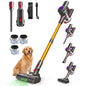 Cordless Vacuum Cleaner, 450W/40Kpa Vacuum Cleaners for Home, 60Mins Stick Vacuum Lightweight Vacuum for Hard Floors Carpet Pet Hair