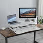 NIMO 32 Inch Desk Converter, Height Adjustable Sit to Stand Riser with Wide Keyboard Tray Computer Standing, White