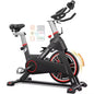 YOSUDA PRO Magnetic Black Red Exercise Bike 350 lbs Weight Capacity, Indoor Cycling Bike, Stationary Bike Suitable for Women/Men