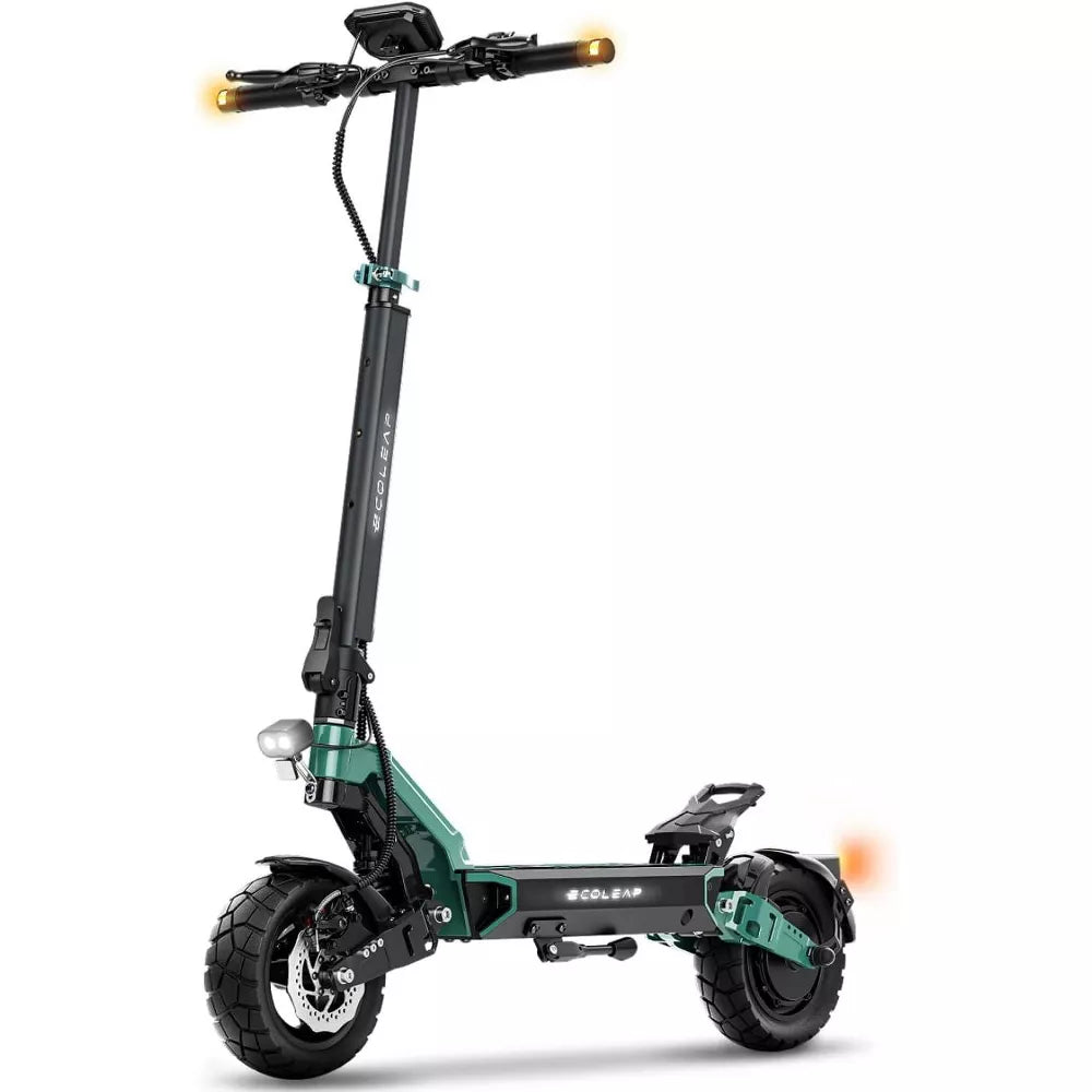 ECOLEAP L7 Electric Scooter for Adults, 1500W Peak Motor, 28MPH, 50Mile Range, Dual Suspension, Front & Rear Disc Brakes, UL