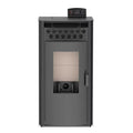 Romswi 44,000 BTU Pellet Stove with 80 lb Hopper, Pellet Heater for 3,000 sq. ft