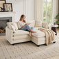 78" Cloud Sectional Couches for Living Room, Boneless Couch , 2 Seater Modular Sectional Sofa