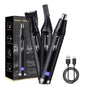 Hoey Ear and Nose Hair Trimmer for Men Women, Travel Portable USB Rechargeable