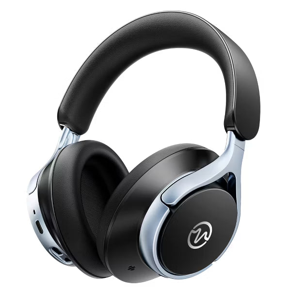 VEAT00L Active Noise Cancelling Headphones, 60H Playtime Bluetooth 6.0, Hi-Res Audio, Deep Bass, with Mic, Foldable Over-Ear for Travel Office Game