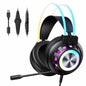G3 Pro USB Gaming Headset for PC, Computer Headphones with Noise-Cancelling Mic, 7.1 Surround Sound, RGB Light - Wired for PS4/PS5/Lapto（Black)