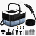 Handheld Steam Cleaner with Fast Heat-Up and Adjustable Settings for Home and Car Detailing Cleaning,White