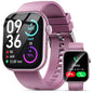 Smart Watch for Men Women, 2.01" HD Touchsreen, Bluetooth Calling, IP68 Water-Resistance, 180+ Sports Modes,Fitness & Sleep Tracker, Android/iOS Pink