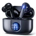 VEAT00L Wireless Earbuds, Bluetooth Headphones V5.4 Stereo Ear buds with Noise Cancelling Mics, 60H Playback Mini Case with Dual LED Display