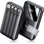 10000mAh Power Bank with Built-in USB-C Cable & 15W MagSafe Wireless Charging, 22.5W PD Fast Charger for iPhone 15/14/13/12, Travel Essential