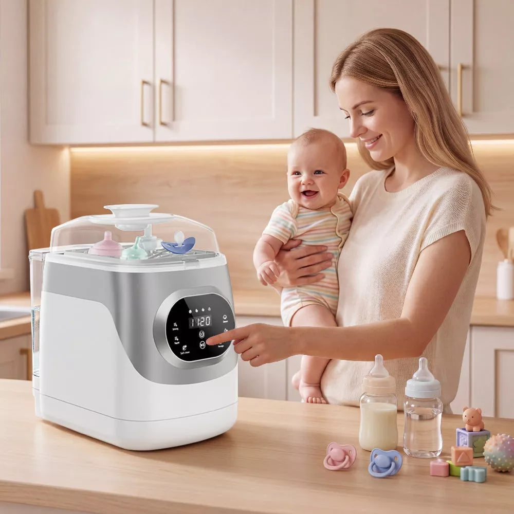 Baby Bottle Washer Sterilizer and Dryer All in One.
