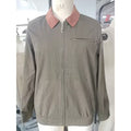 COOFANDY Men's Cotton Zip Up Bomber Jacket with Chest Pockets Khaki S