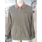 COOFANDY Men's Cotton Zip Up Bomber Jacket with Chest Pockets Khaki S