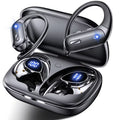 VEATOOL T6 Wireless Earbuds Bluetooth Headphone Sport, Bluetooth 5.4 Earbud, 72Hrs Earphone with Earhook