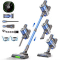 Teendow Cordless Vacuum Cleaner,50KPa Lightweight Stick Vacuum with 300W Brushless Motor,Self-Standing Design,Hardwood Floor Vacuum,Blue
