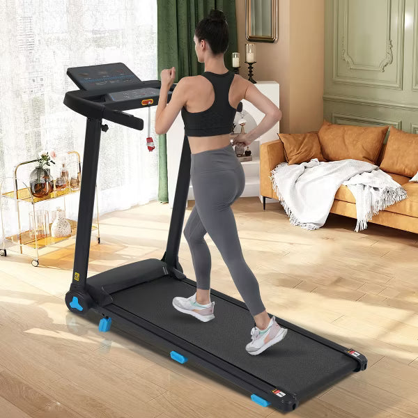 3.0 HP Folding Treadmill for Home, Incline Treadmill with 10 MPH Speed, 300 Lbs Capacity, Quiet Motor, Heart Rate Monitor, USB-C & Bluetooth