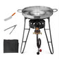 Karl Home 22.8 in. Concave Comal Set With 80,000BTU Propane Stove