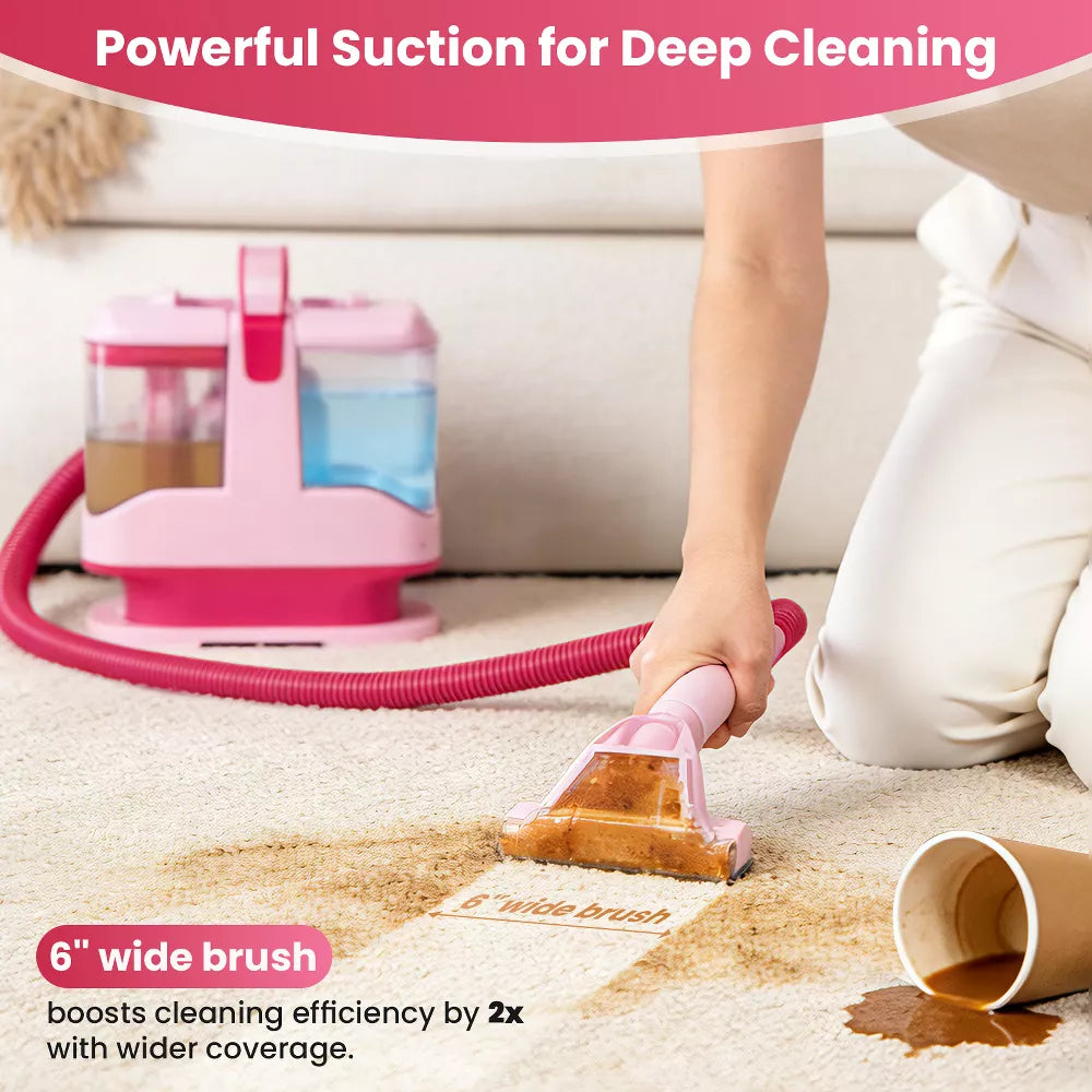 YOMA C9S Portable Carpet & Upholstery Deep Cleaner Machine – Powerful Spot & Stain Remover Formulas for Pets, Stairs, Sofa, Area Rugs, Car Seats