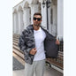 COOFANDY Men's Camo Fleece Hooded Pullover - PAT1-S