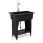 Karl Home 30 in. Utility Sink Washing Room Sink Laundry Tub with Faucet