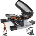 SPORTSROYALS stair Stepper,Mini Stepper for Exercise at Home,Step Machine with Resistance Bands for Full Body Workout, 350lbs+ Capacity