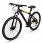 Hykolity 26 Inch Mountain Bike, 21-Speed MTB Bicycle with Aluminum Frame, Front Suspension, Dual Disc Brakes for Men and Women Black