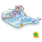 Karl Home Inflatable Bounce House With Water Slide,Cloud Spray Water and 750W Air Blower