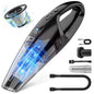 Teendow 6000Pa Cordless Handheld Vacuum Cleaner, Car Vaccum Cleaners for Apartment, Car & Rug,Rechargeable, Bagless,Lightweight