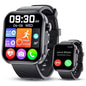 Smart Watch for Men Women, 1.84" HD, Bluetooth Call, IP68, 180+ Sports, Health Tracker, Android iOS,