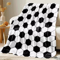 LOVEVOOK Soccer Blanket, Soccer Gifts for Boys Girls 6-8-12, Soft Fleece Soccer Throw Blankets for Kids 40x50 Inch