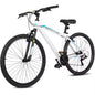 Hykolity 29 inch Hardtail Mountain Bike, 21-Speed Outdoor Cycling Bike, Aluminum Frame for Men and Women, MTB Bicycle with Suspension Fork, White
