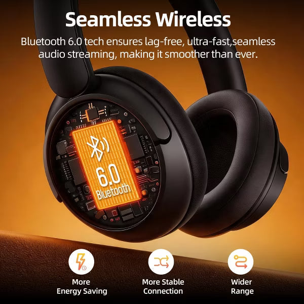VEAT00L Open-Ear Clip On Earbuds, 68H Playtime, Digital Display Case, Lightweight, Stable Fit, Safe Design for Active & Office Use