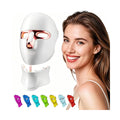 Morfone 7 Color LED Adjustable Brightness Wireless Charging Facial Light Therapy Mask White