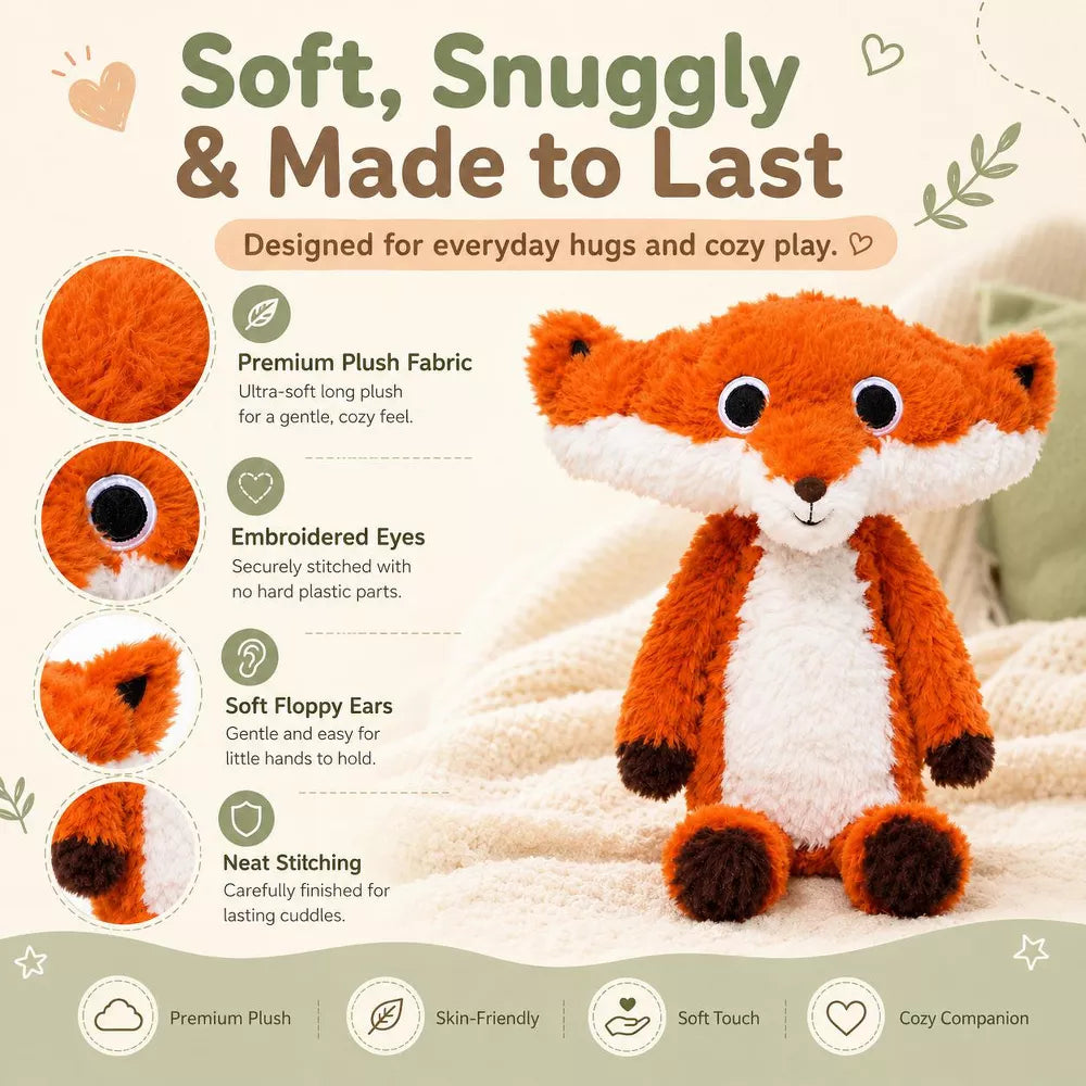 Fox Stuffed Animal Plush Toy Fox 15 Inch | Soft and Cute, Birthday Gift for Kids