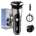 Hoey Electric Shaver 3D Floating Rotary Head Waterproof Wet Dry for Men