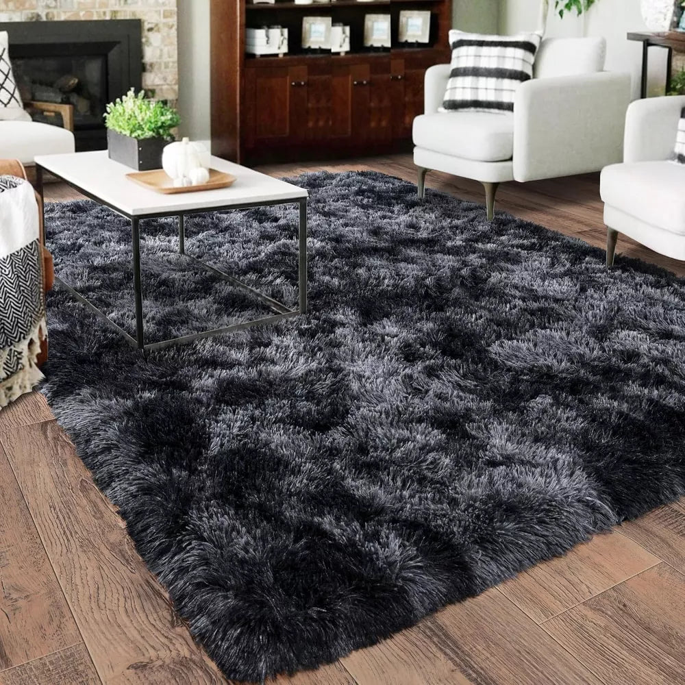 LOVEVOOK 5x7 Feet Pink Area Rugs for Living Room Bedroom, Non-Slip Fluffy Soft Shag Rug, Plush Carpet for Home Dorm Decor Aesthetic