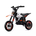ECOLEAP K2 Kids Electric Dirt Bike, 36V 750W Peak Motor, 19.8 MPH, 18-Mile Range, 3-Speed Modes, Dual Suspension and Disc Brake, Ages 4-10