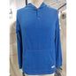 COOFANDY Men's Hooded Half Button Knit Long Sleeve Pullover Sweatshirt Black S