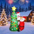 Garvee 7FT Christmas Inflatable Santa Polar Bear Xmas Tree LED Yard Garden Lawn Decor