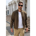 COOFANDY Men's Athletic Full Zip Jacket Lightweight Training Jacket for Gym and Travel-Light Grey-S