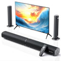 VEAT00L 2.2ch Soundbar, 100W Bluetooth 5.3, 3D Surround, Powerful Bass, Home Theater, USB/Optical/AUX, Split Design.