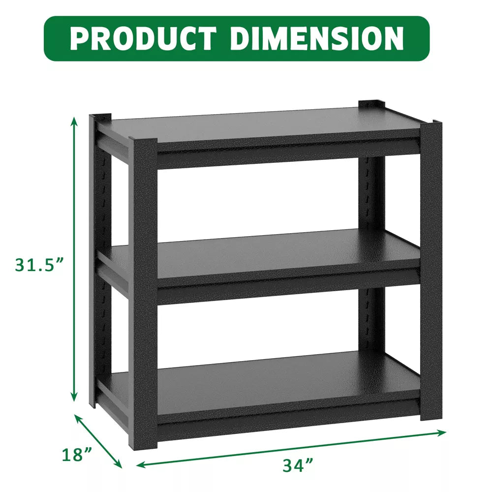 VIYET 20-30 Gallon Aquarium Stand, Heavy-Duty Metal Fish Tank Stand with Adjustable 3-Tier Storage Shelves, 660 lbs Capacity