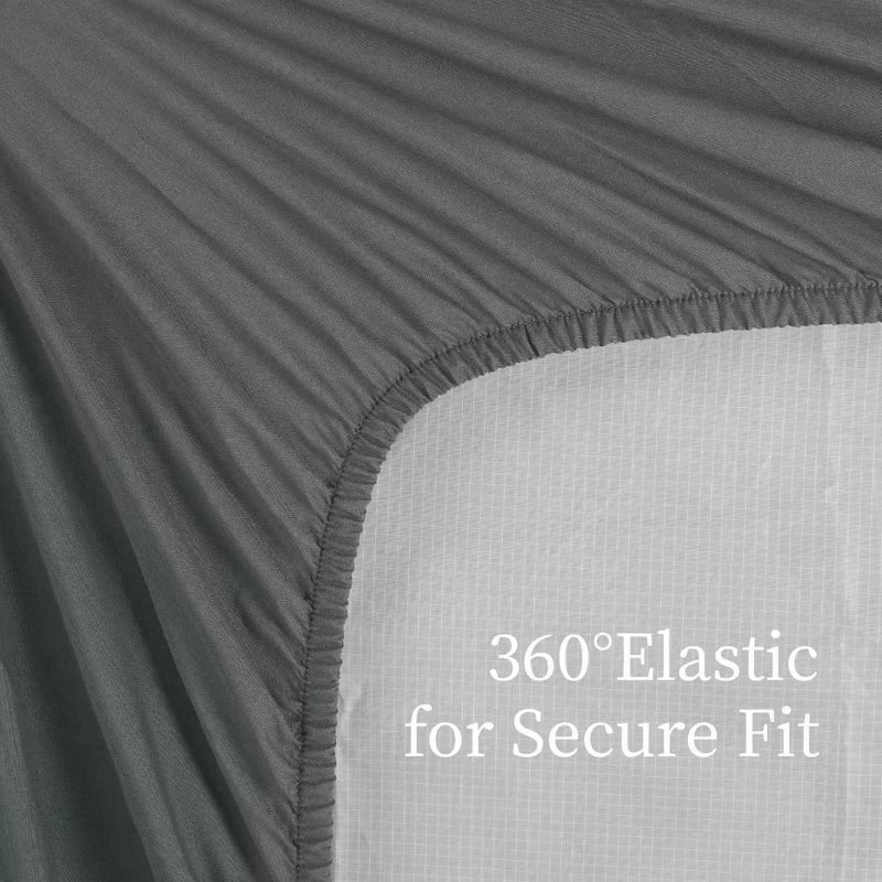 Bedding King Bed Sheets Set - 4 Piece Bedding - Brushed Microfiber - Shrinkage and Fade Resistant - Easy Care (King, Grey)